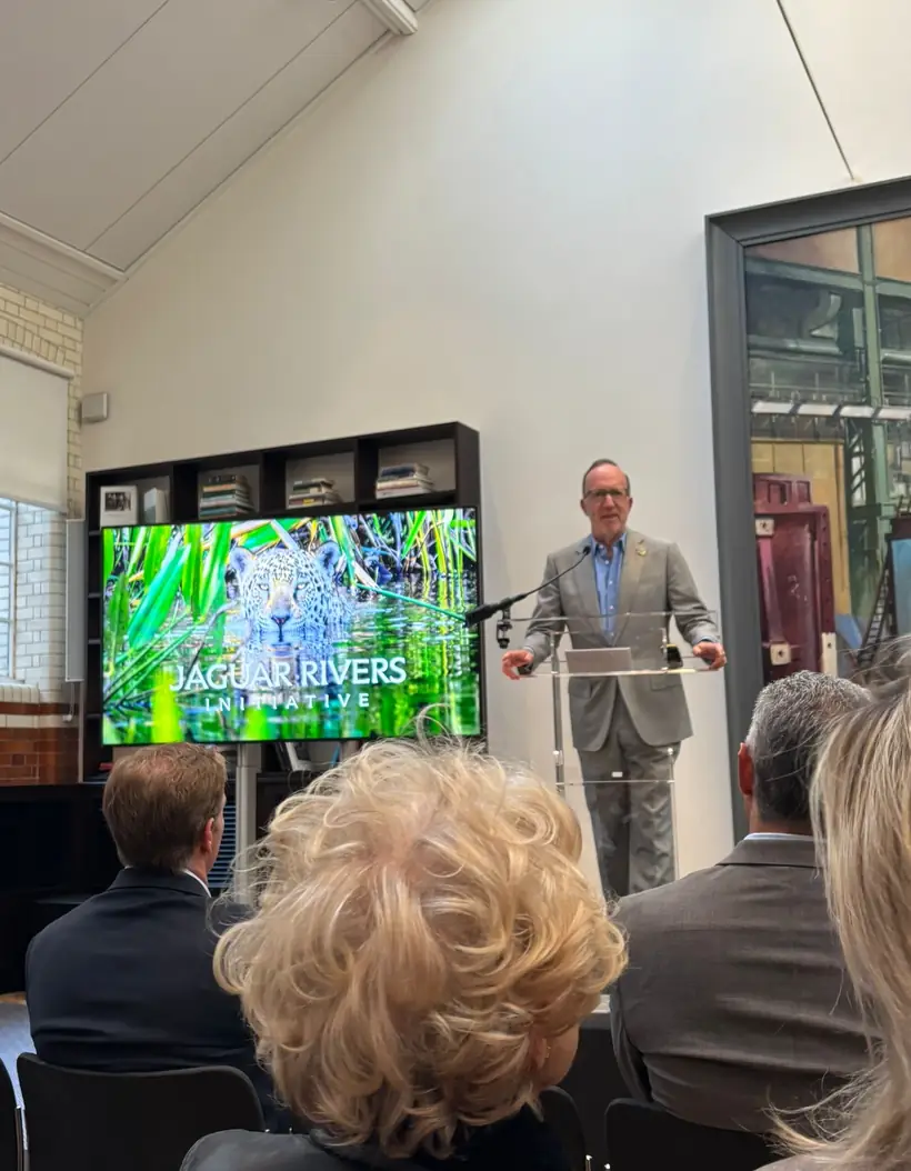 The Jaguar Rivers launch at the Science Museum